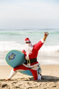 Surfing Santa Event