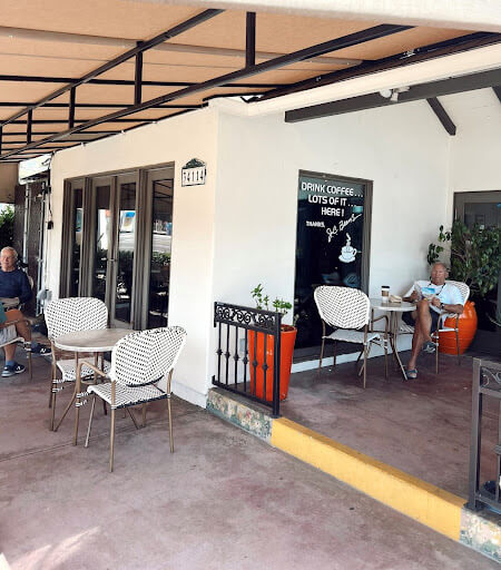 Coffee shop patio