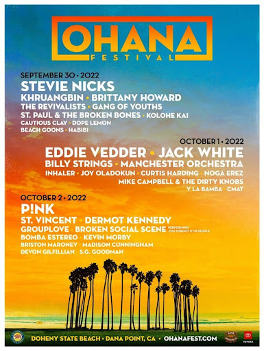 Ohana Festival Lineup 2022
