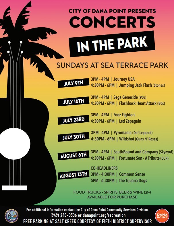 City of Dana Point Concerts in the Park