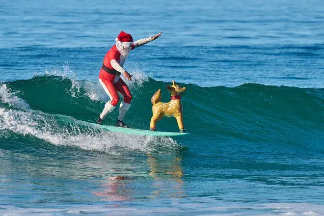 Surfing Santa Contest
